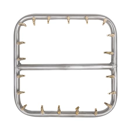 The Outdoor Plus 30 Stainless Steel Square Bullet Burner OPT-BSQSS30